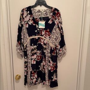 Umgee Floral Patterned Top